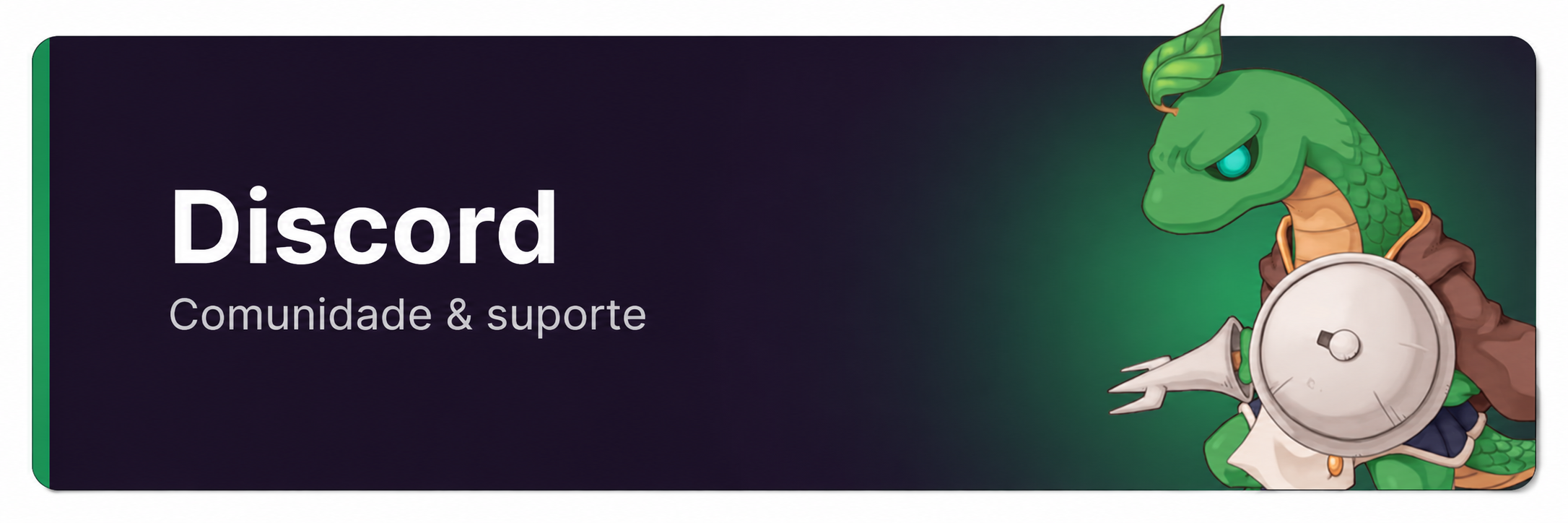 Discord — Comunidade e suporte